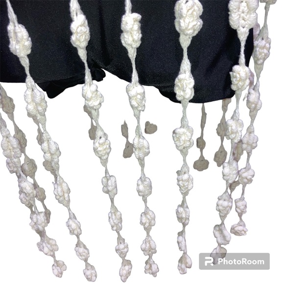 Moschino cheap n chic AEFFE SPA Size 12 cream roses crochet dress - Picture 4 of 16